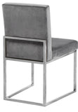 Giselle Velvet Dining Chair Set - Elegant Contemporary Design with Gold Metal Frame for Stylish Dining