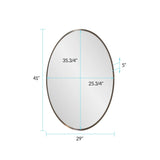 Steele Oval Mirror