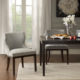 Wholesale [Set of 2] Transitional Tight Back Dining Chair, Grey