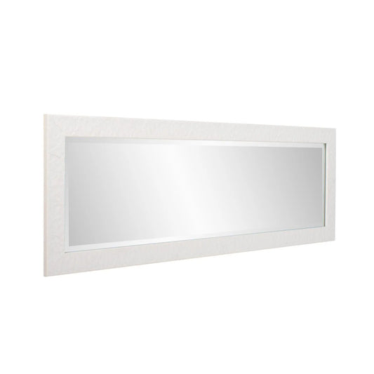 Stucco Dressing Mirror - White