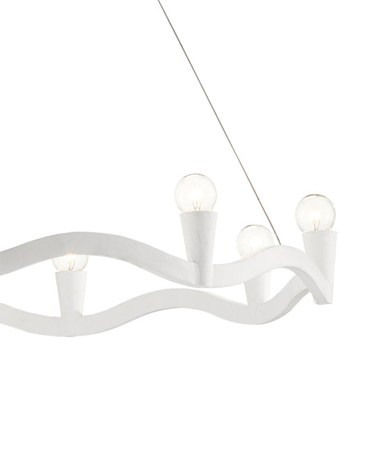 Serpentina White Chandelier