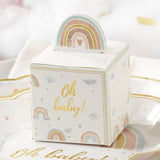 Boho Rainbow Baby Favor Boxes Set of 24