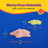 Kinderific Star Stepping Stones 6-Piece Set