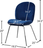 Paris Velvet Dining Chair Set – Luxurious Modern Seating with Sleek Upholstery & Comfortable Design