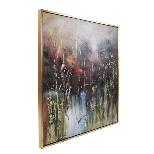 Fall Begins At The Farm Hand Painted Original Art