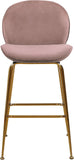 Paris Velvet Contemporary Counter Height Stool Set - Stylish, Comfortable, and Luxe Design for Your Home