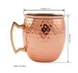 4pcs 550ml Copper Moscow Mule Mug Set