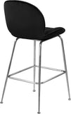 Paris Velvet Contemporary Counter Height Stool Set - Stylish, Comfortable, and Luxe Design for Your Home