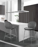 Paris Velvet Contemporary Counter Height Stool Set - Stylish, Comfortable, and Luxe Design for Your Home