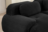 MIA 117'' 3-Seater Sofa with 2 Ottomans