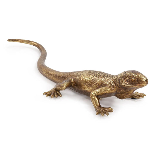 Golden Lizard Wall Decor