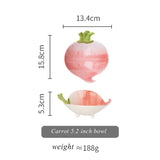 Vegetable Shape Snacks Sauce Dish
