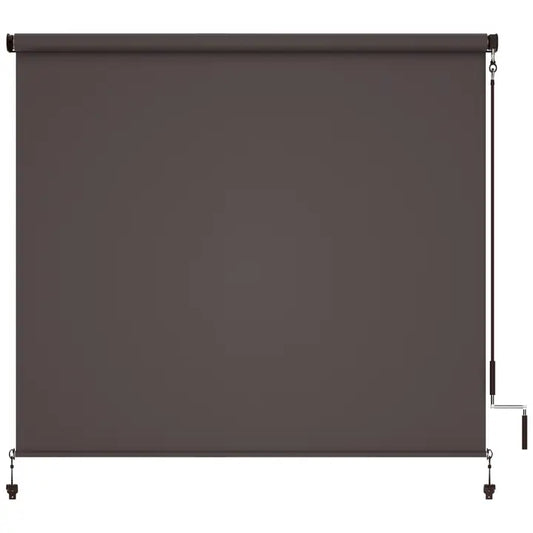 Outdoor Roller Shades For Patio, 8' W X 8' L