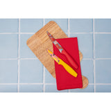 3-Piece Printed Kitchen Knife Set-Multi Color