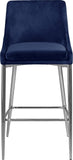 Karina Contemporary Counter Height Stool Set - Plush Cushions & Polished Gold Metal Frame Design