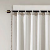 Marble Total Blackout Window Curtain, Silver (Max Blackout)