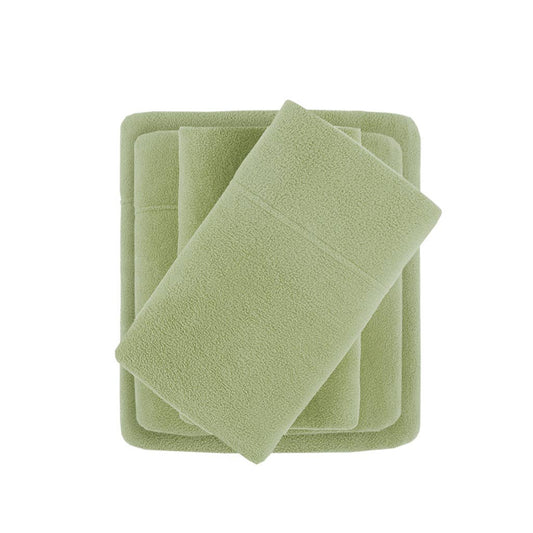 Microfleece Warm Sheet Set, Green