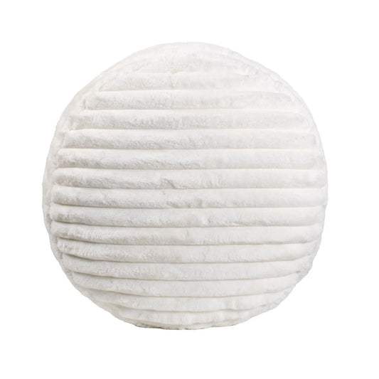 Pouf Tall Shar Pei White