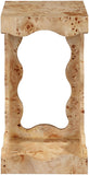 Vassa - Burl Veneer End Table
