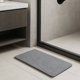 Carved Diatomaceous Non Slip Bathroom Mat