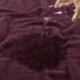 Antibacterial Spa-Like 8-Piece Bathroom Towel Set, Burgundy