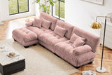 CLOUDIES 134" 3 Seater Sofa with 1 Ottoman