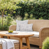 Indoor/Outdoor Pillow 24 x 24 Syros Fog