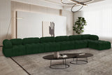 Ames - 7 Piece Boucle Fabric Modular L-Shaped Sectional