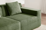 MARTHA 117" 3-Seater Sofa with 1 Ottoman