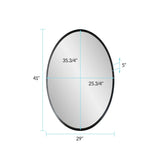 Steele Oval Mirror