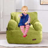 MAXYOYO Kids Bean Bag Chair, Stuffed Toddler Bean Bag Sofa with Filler Bean Bag Chair for Boys and Girls, Green