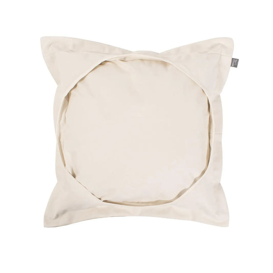 Puff Ottoman Cover Pana Natural/Natural -Cover Only