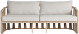 San Pietro - Resilient Waterproof Fabric 90.5" Upholstered Outdoor Patio Sofa