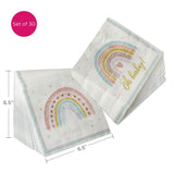 Boho Rainbow Baby 62pc Tableware Set for 16