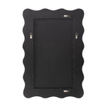 Maya Rectangular Waved Edge Mirror in Glossy Hot Pink