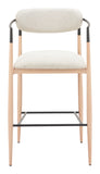Equinox Barstool Oyster Gray & Natural