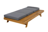 ORVA Outdoor Lounge Chaise with Headrest