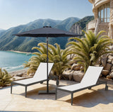 Fiji - Patio Umbrella With Black Pole