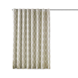 Ikat Blackout Patio Window Curtain, Taupe