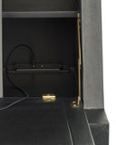 Verona Black Secretary Desk