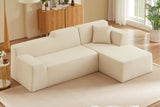 Livo 96" Corduroy Chaise Sofa