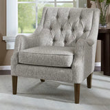 Wholesale Diamond Tufted Vintage Lounge Chair, Tonal Grey *
