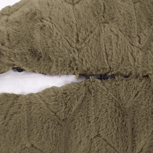 20 x 20 Angora Moss Pillow - Down Alternative Insert