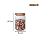 Glass Kitchen Storage Jar Food Container