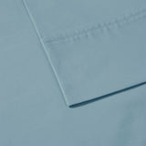 Brushed Cotton Percale Peach-Like Sheet Set, Teal