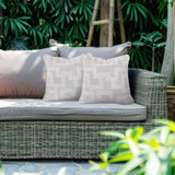 Indoor/Outdoor Pillow 20 x 20 Syros Fog
