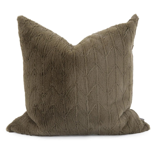 24 x 24 Angora Moss Pillow - Down Alternative Insert