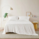 Jersey Knit All Season Sheet Set, White
