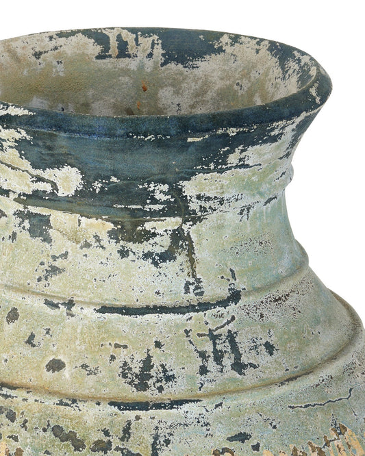 Lipari Extra Large Antique Blue Drip Urn