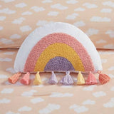 Sunshine Rainbow Kids Cotton Comforter Set, Coral